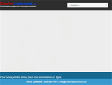 Tablet Screenshot of confortladouceur.com